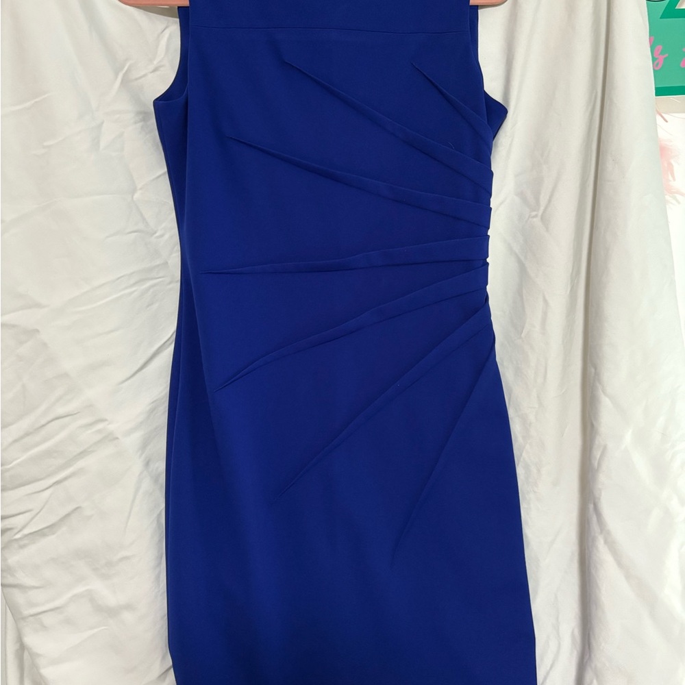 Calvin Klein Royal Blue Strapless Dress